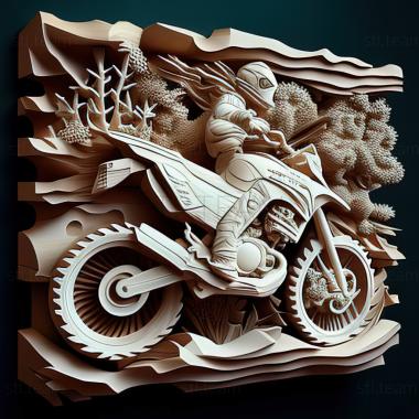 3D модель Kawasaki KLX150 (STL)